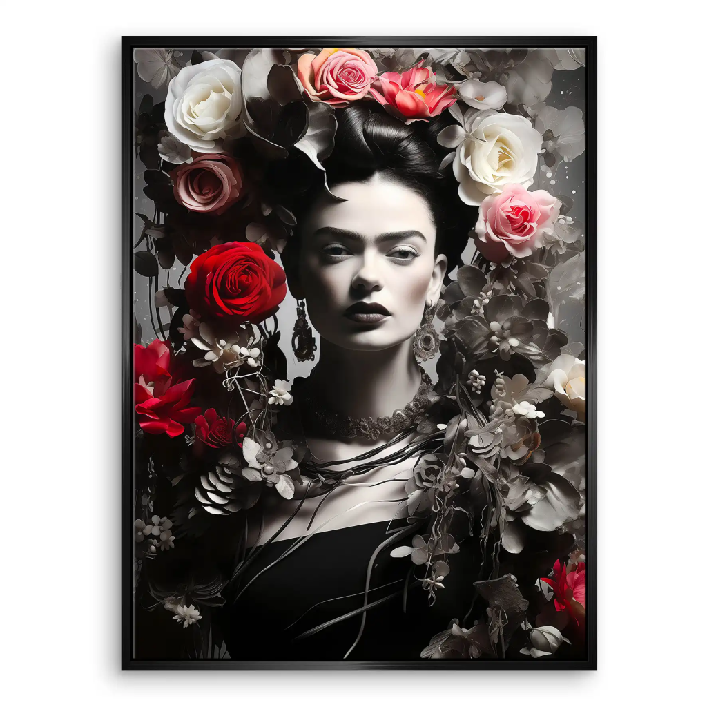 Frida Kahlo Modern Style Leinwand Bild INGALERIE