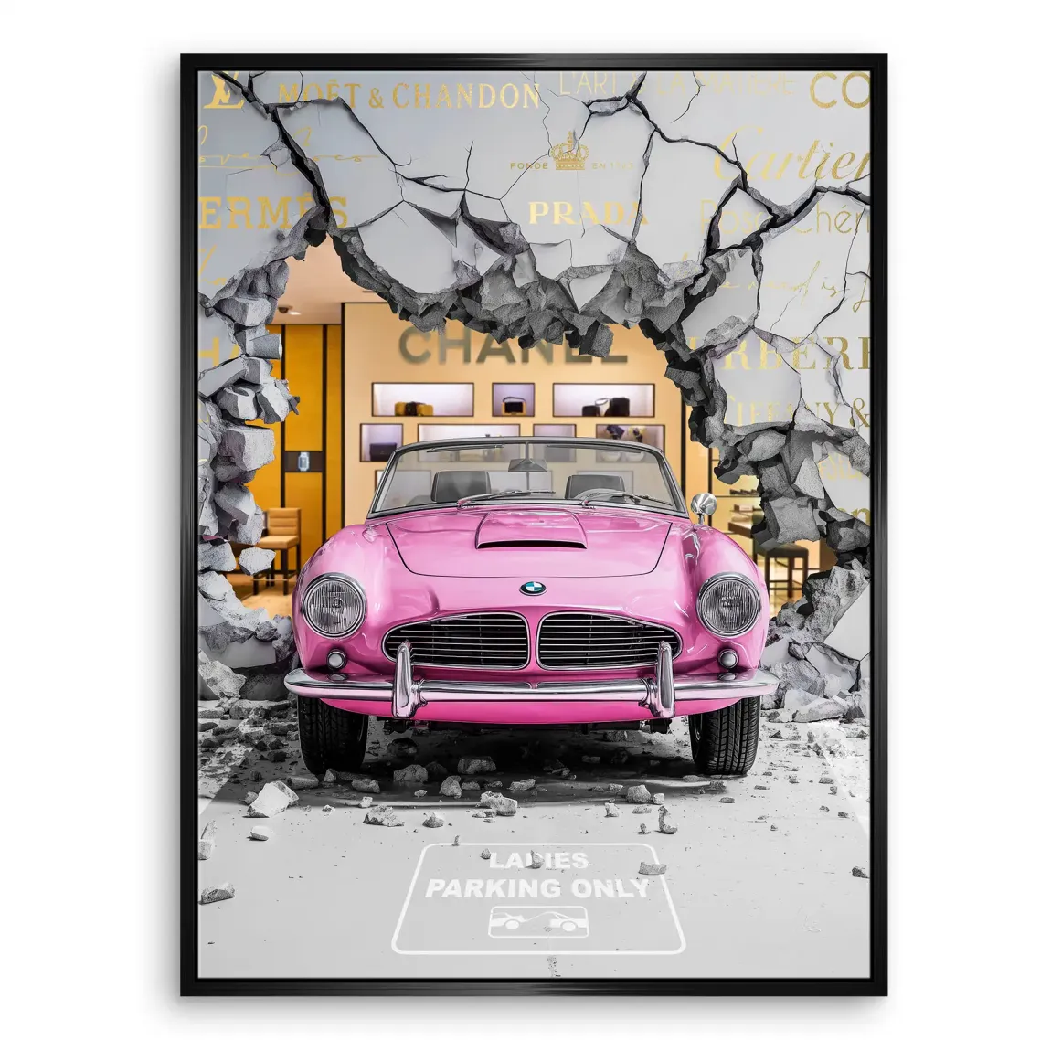 Coco Rebel Leinwand Bild