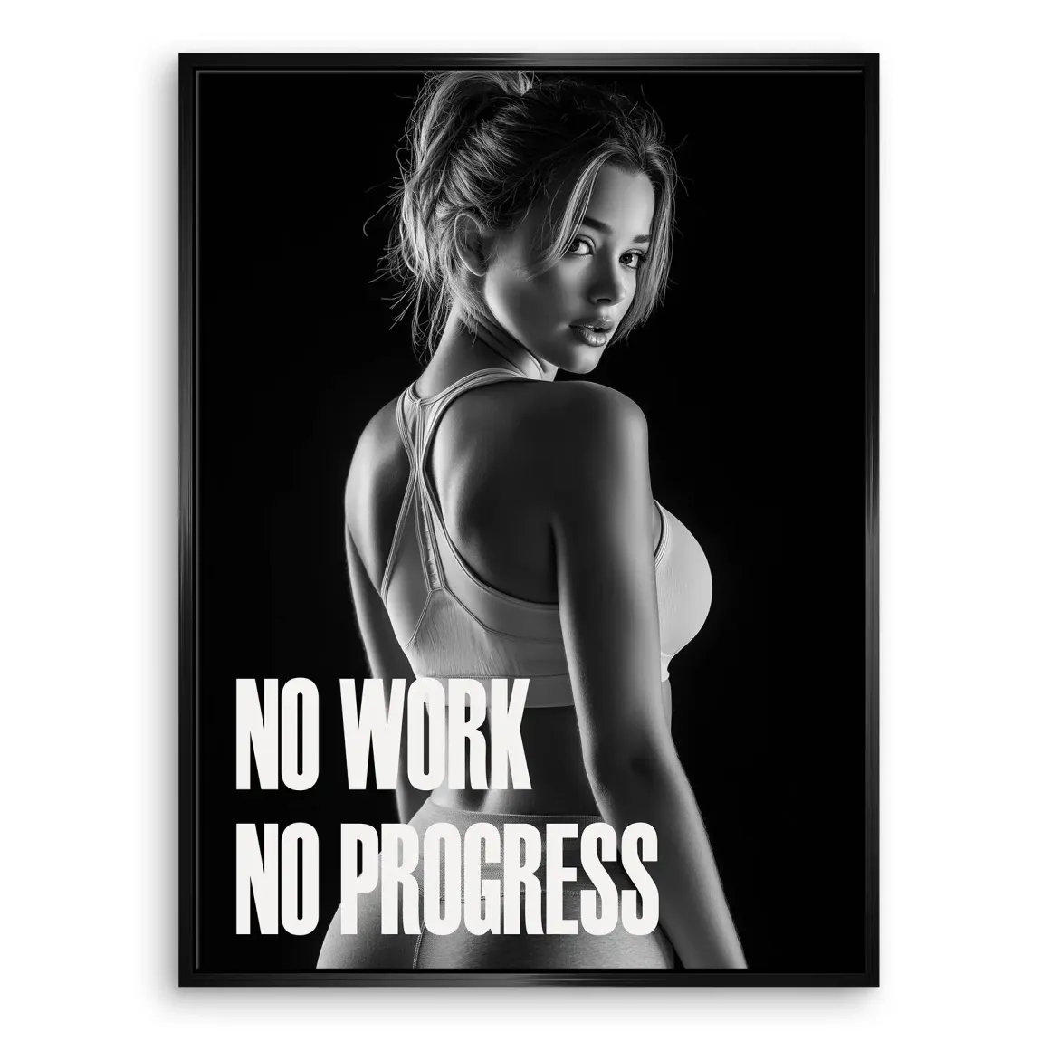 Progress Training Leinwand Bild