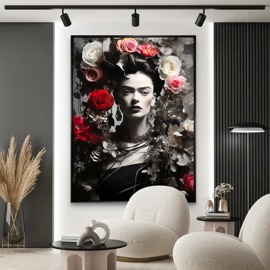 Frida Kahlo Modern Style Leinwand Bild INGALERIE