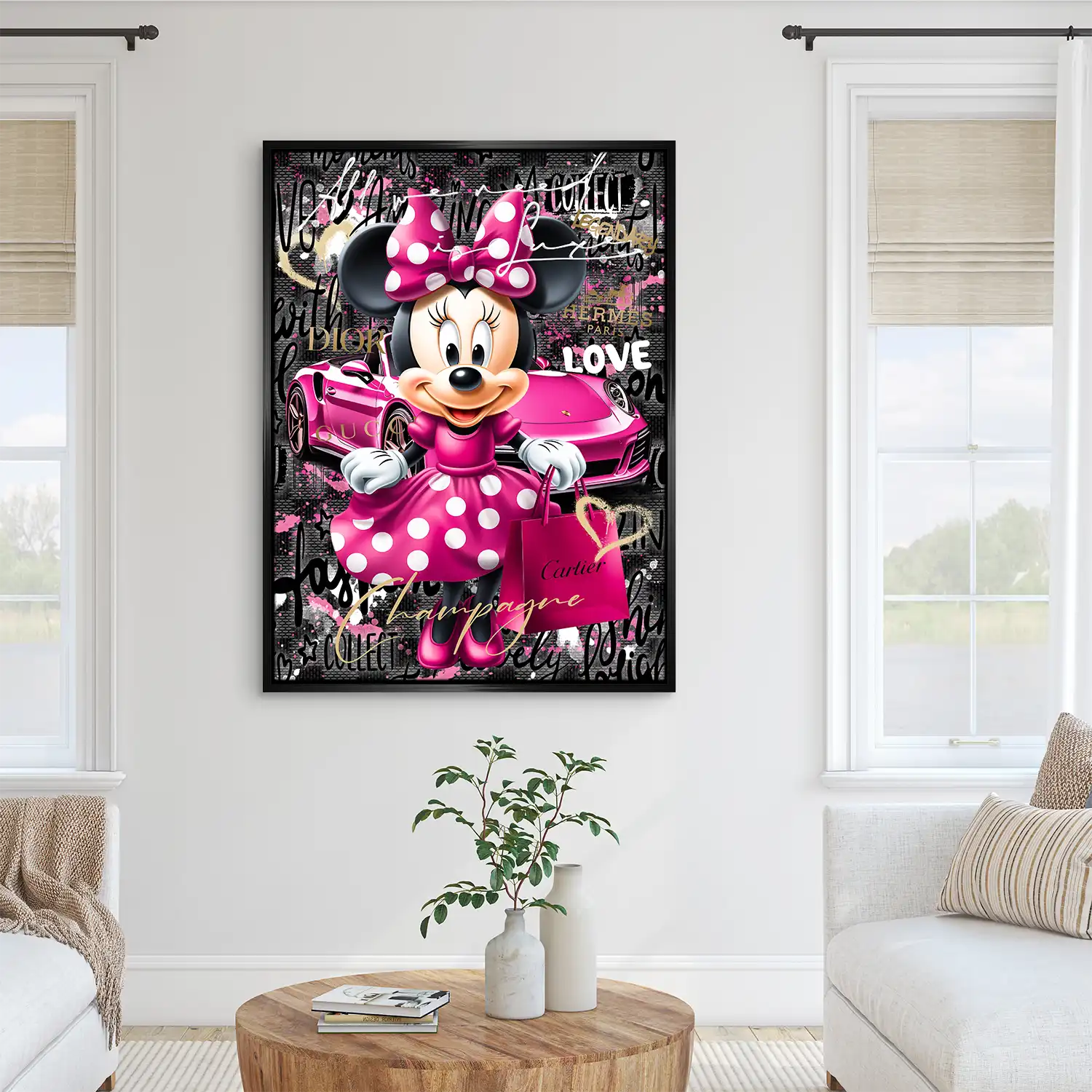 Minnie Need Need Luxe Leinwand Bild INGALERIE