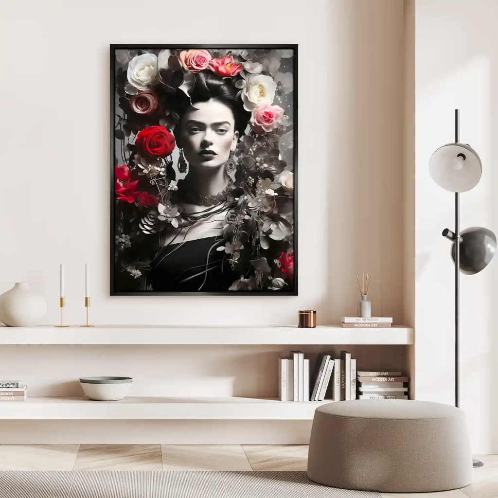 Frida Kahlo Modern Style Leinwand Bild INGALERIE