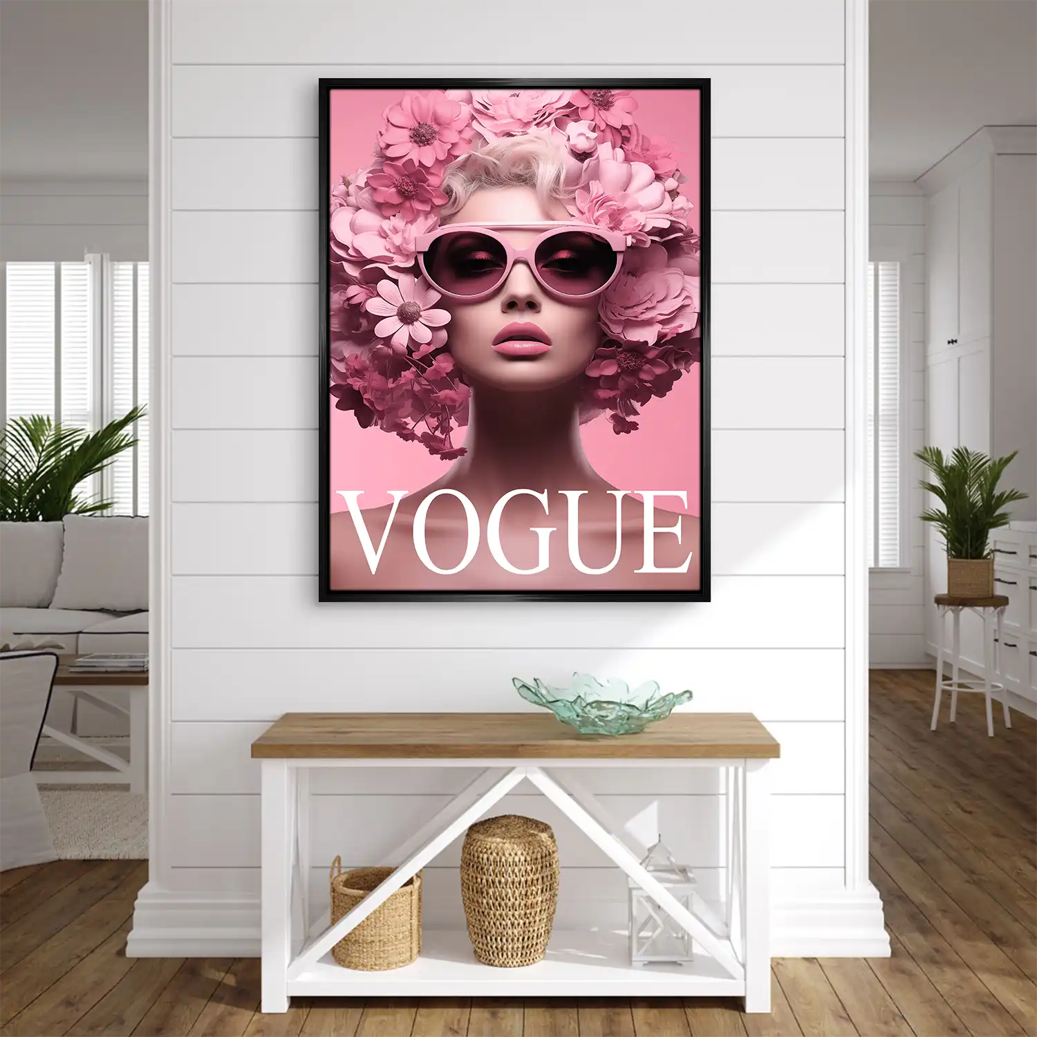 Pink Vogue Leinwand Bild INGALERIE