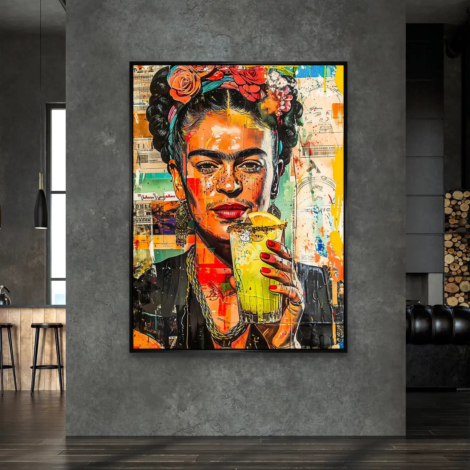 Frida Mexico Art Leinwand Bild INGALERIE