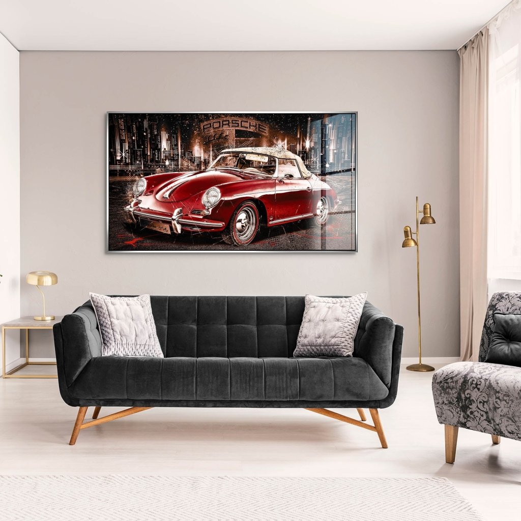 Porsche 356 Retro Acrylglas Bild INGALERIE