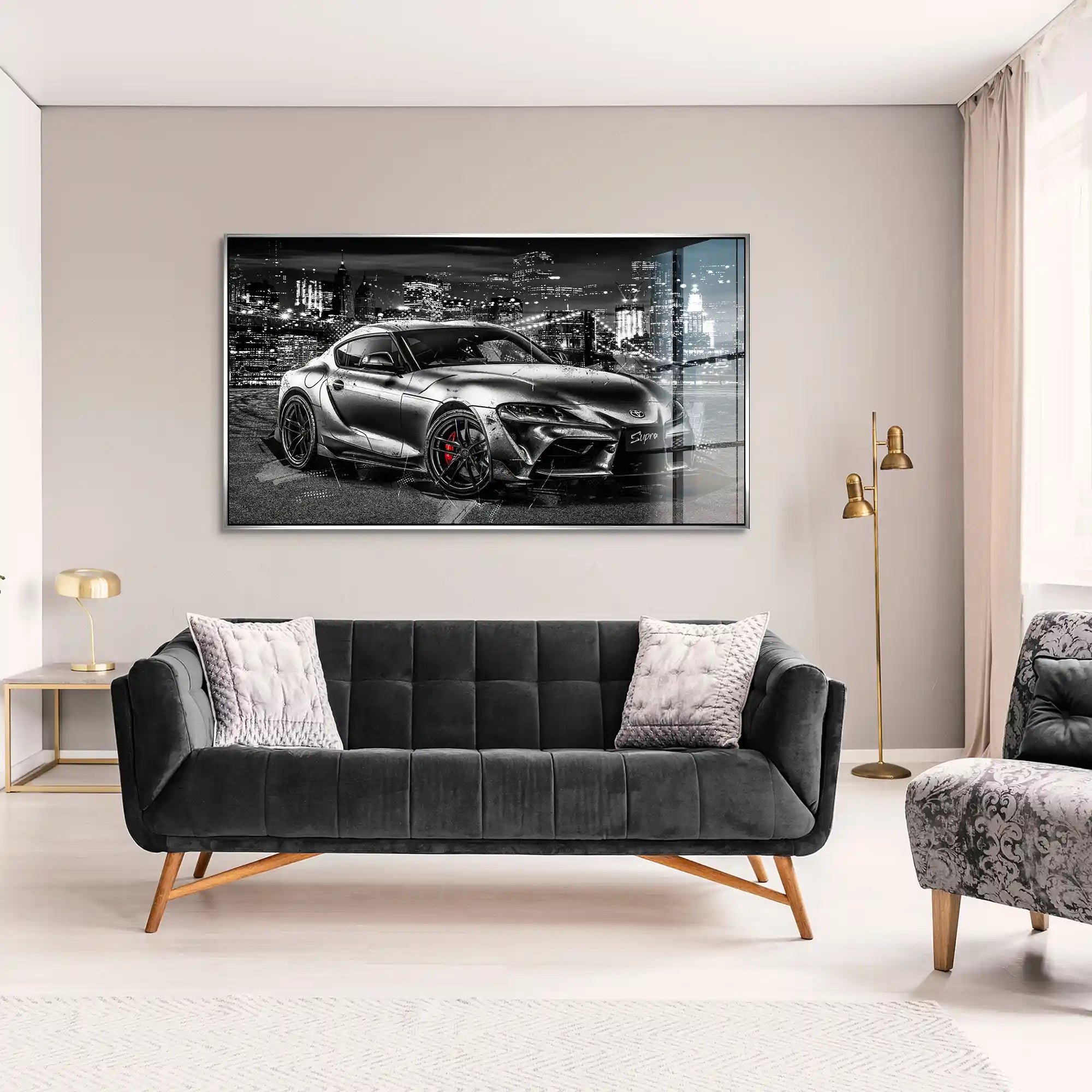 Toyota Supra Abstrakt Acrylglas Bild INGALERiE