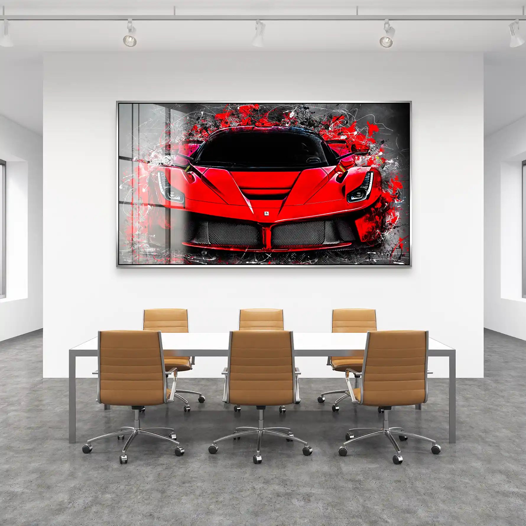 La Ferrari Abstrakt Acrylglas Bild INGALERIE