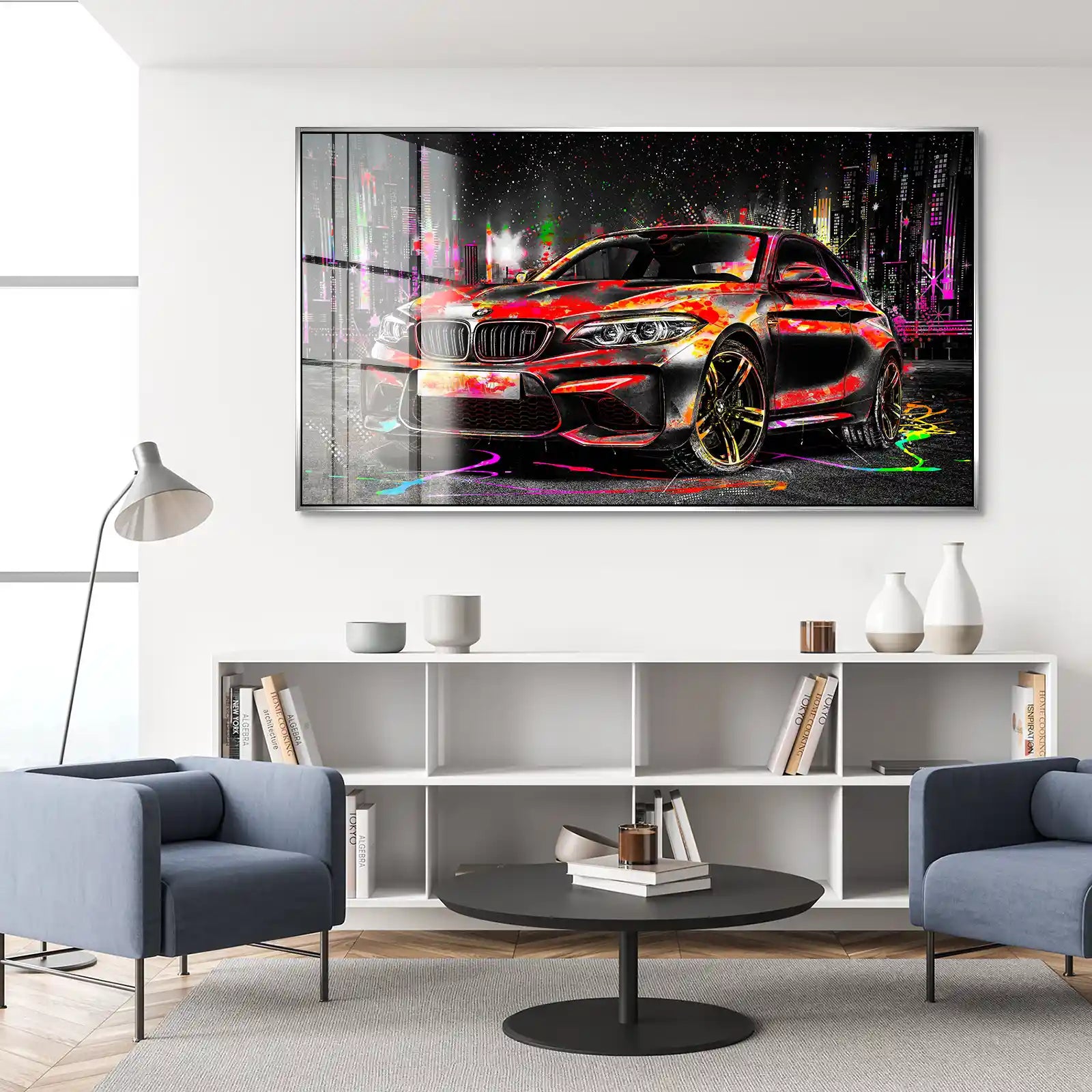 BMW M2 Pop Art Style Acrylglas Bild INGALERIE