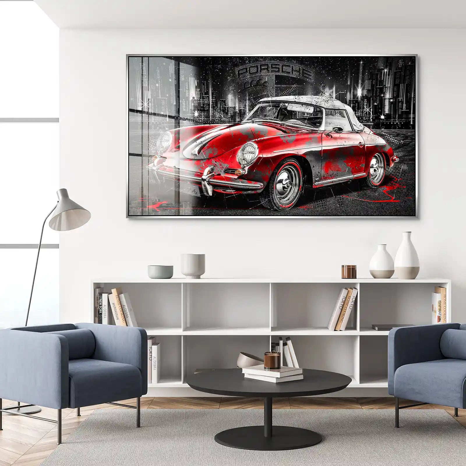 Porsche 356 Abstrakt Acrylglas Bild INGALERIE