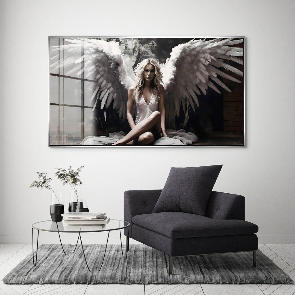 Beauty Angel Wings Acrylglas Bild INGALERIE