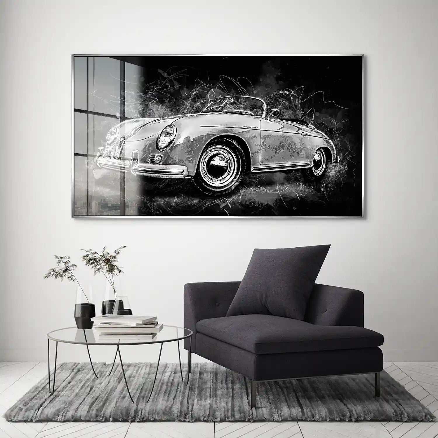 Porsche Speedster City Style Acrylglas Bild INGALERIE