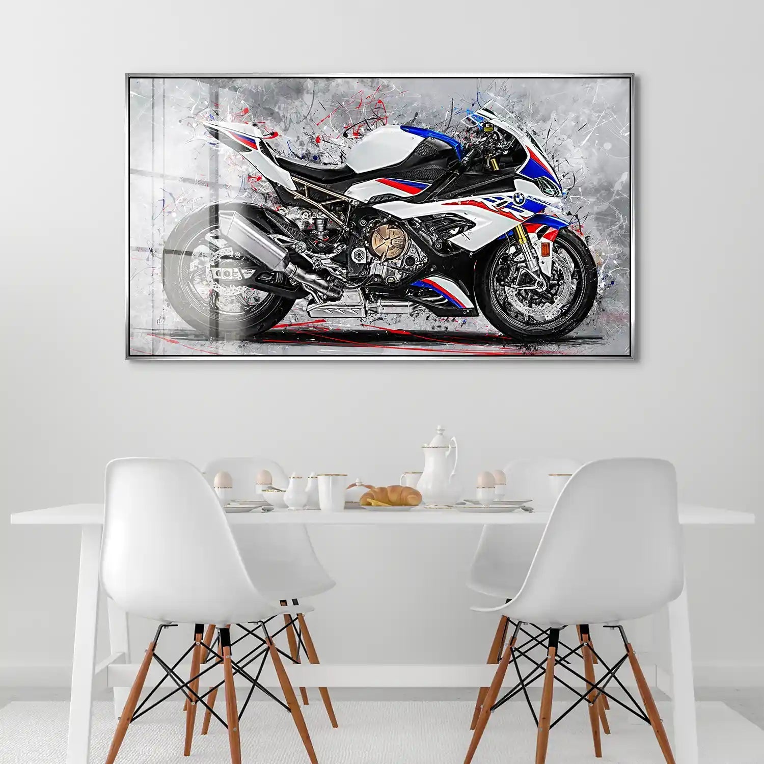 BMW S1000RR Abstrakt Style Acrylglas Bild INGALERIE