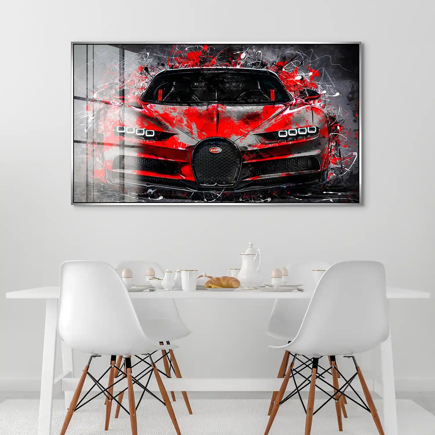 Bugatti Abstrakt Style Acrylglas Bild INGALERIE