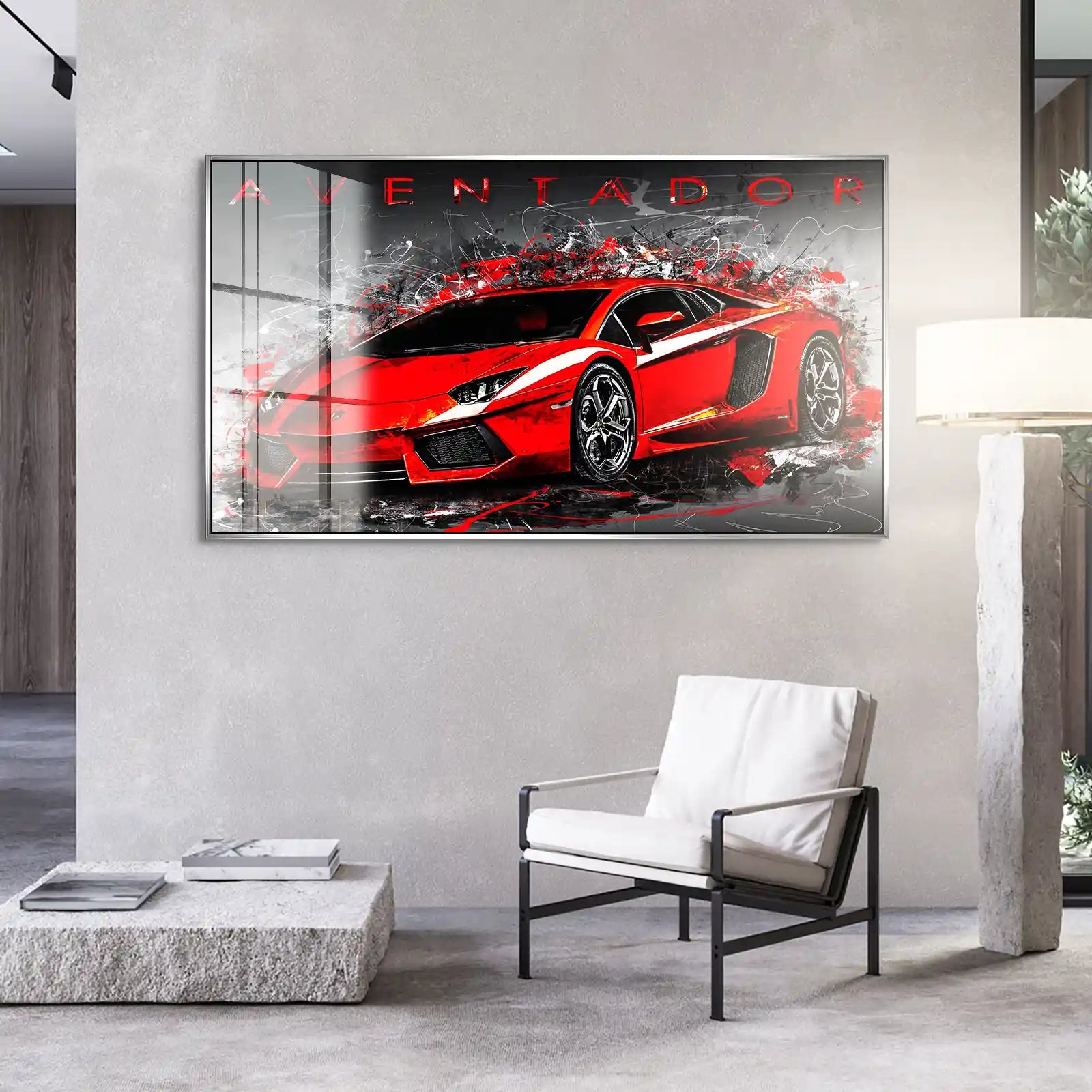 Lambo Aventador Abstrakt Acrylglas Bild INGALERIE