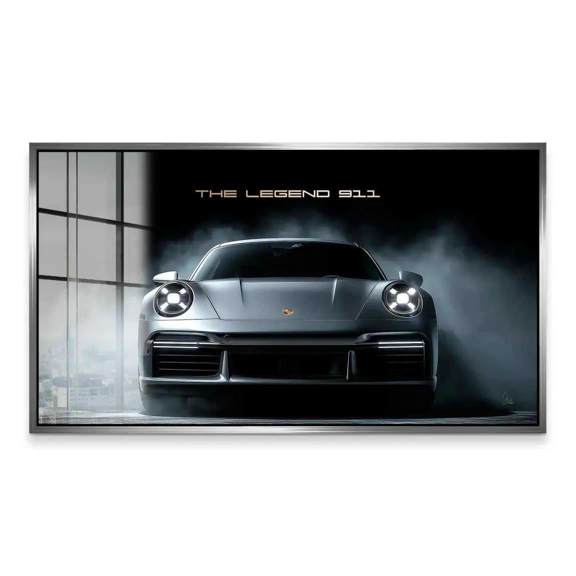 911 Silver Legend Acrylglas Bild