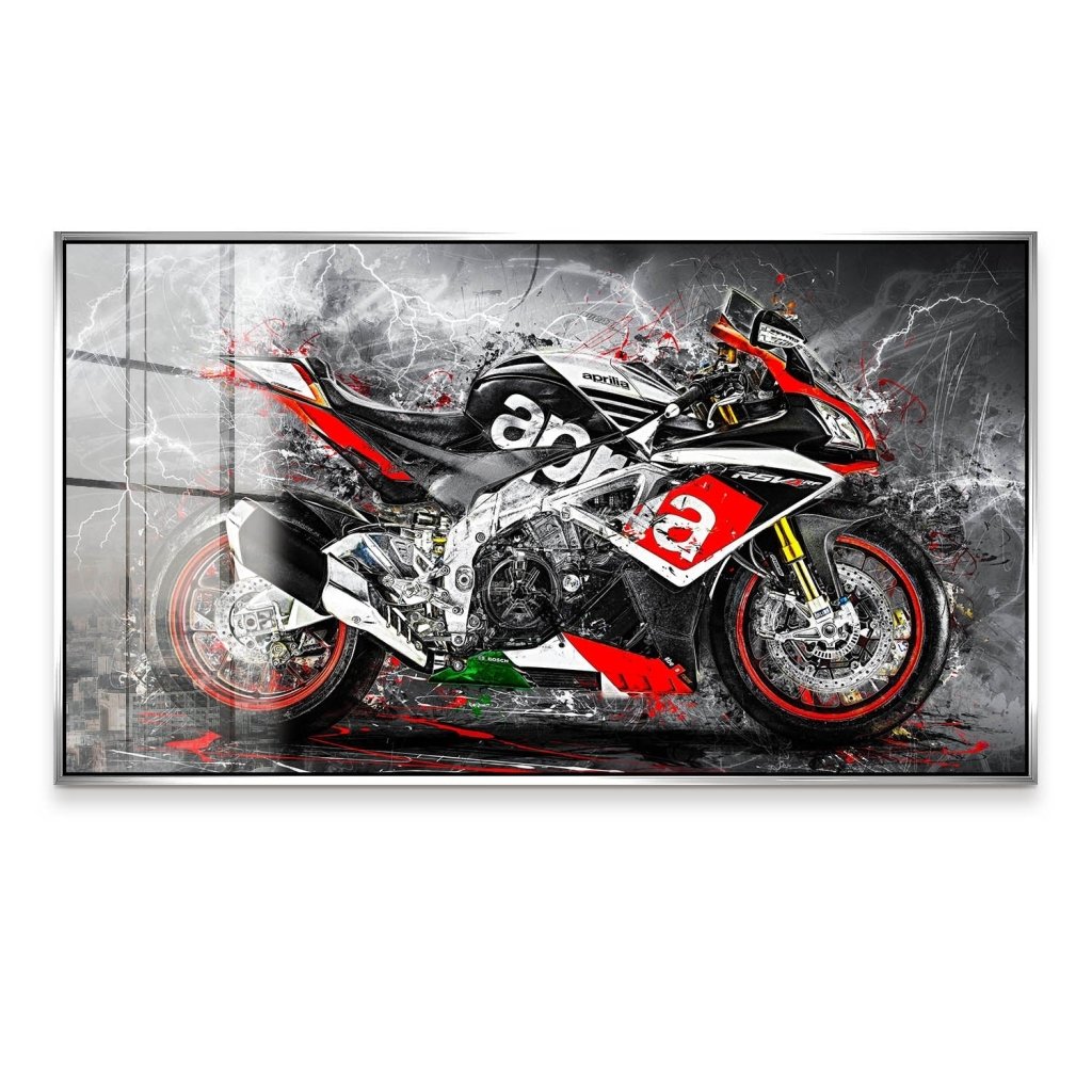 Aprilia RSV Abstrakt Acrylglas Bild INGALERIE