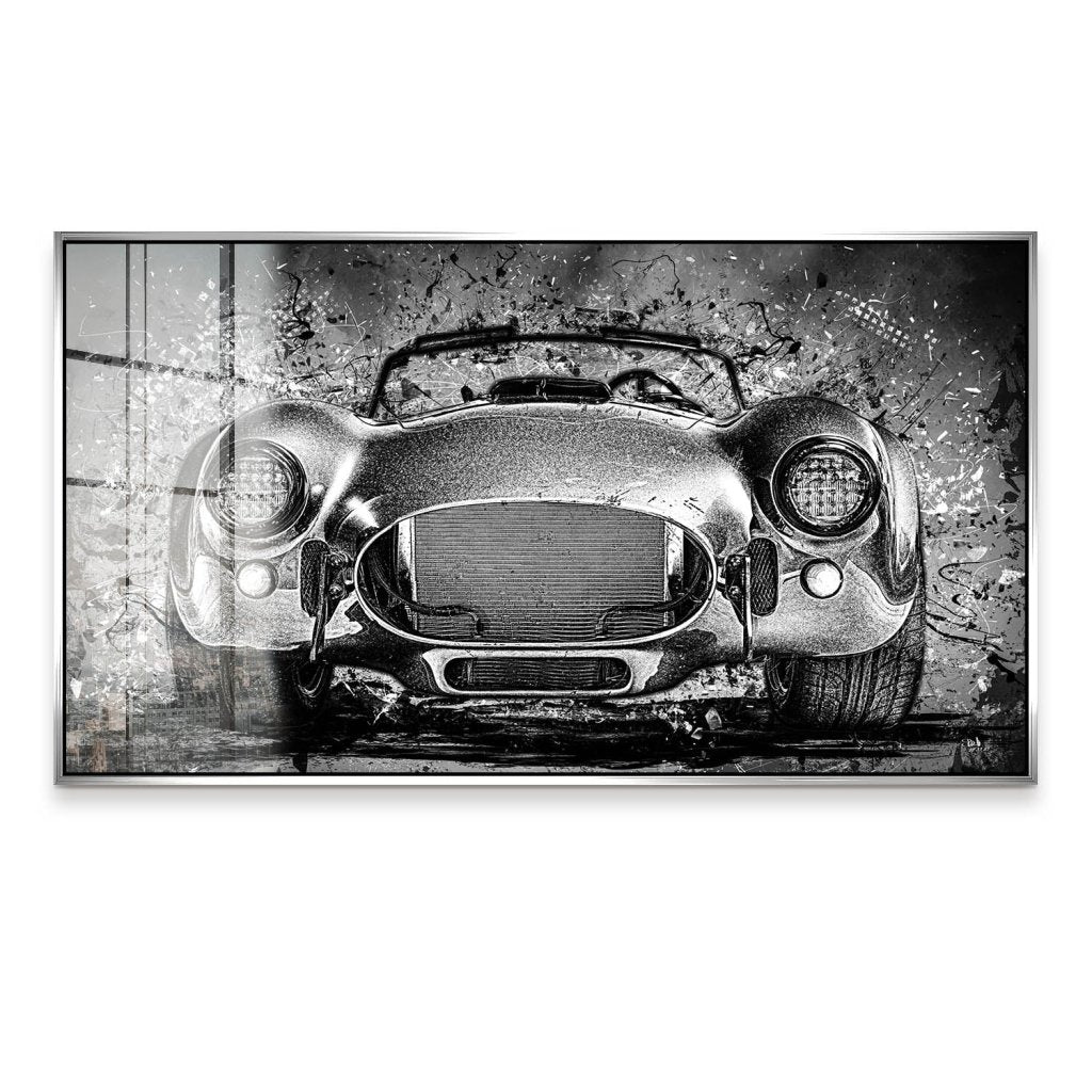 AC Cobra Abstrakt Black Acrylglas Bild INGALERIE