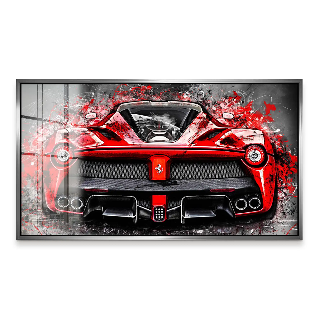 La Ferrari Abstrakt-Style Acrylglas Bild INGALERIE