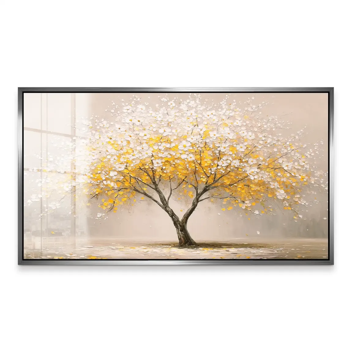 Golden Tree Art Acrylglas Bild