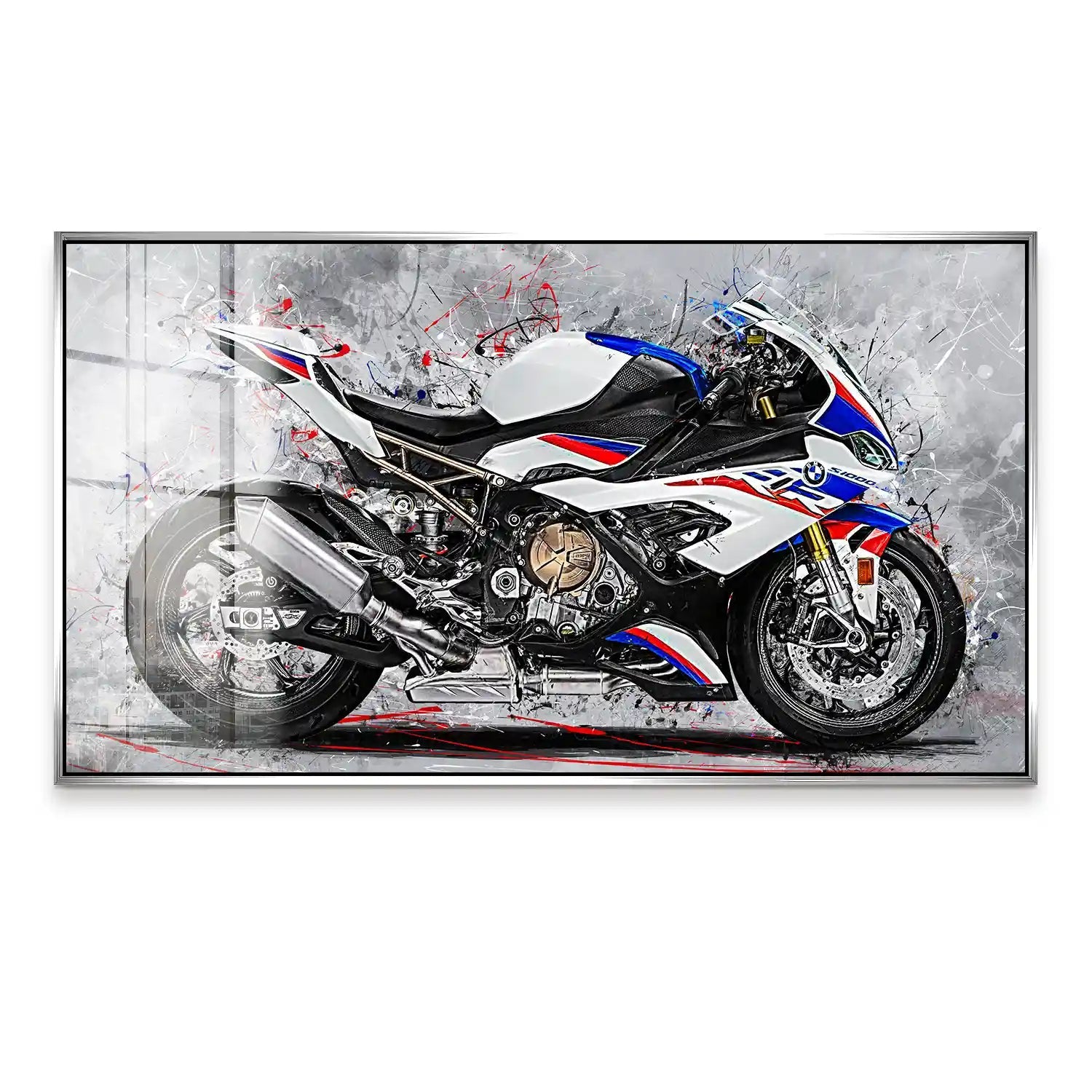 BMW S1000RR Abstrakt Style Acrylglas Bild INGALERIE