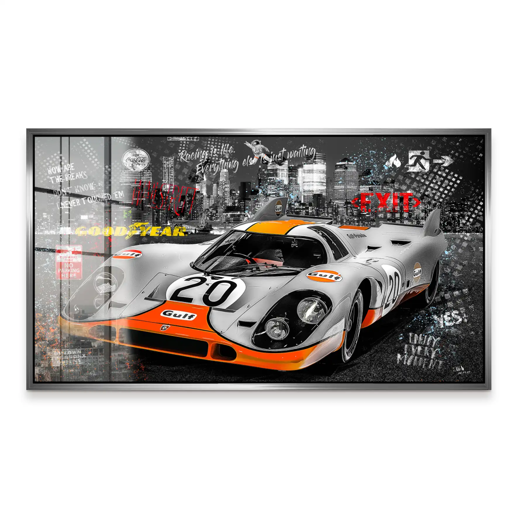 Porsche 917 Pop Art Style Acrylglas Bild INGALERIE