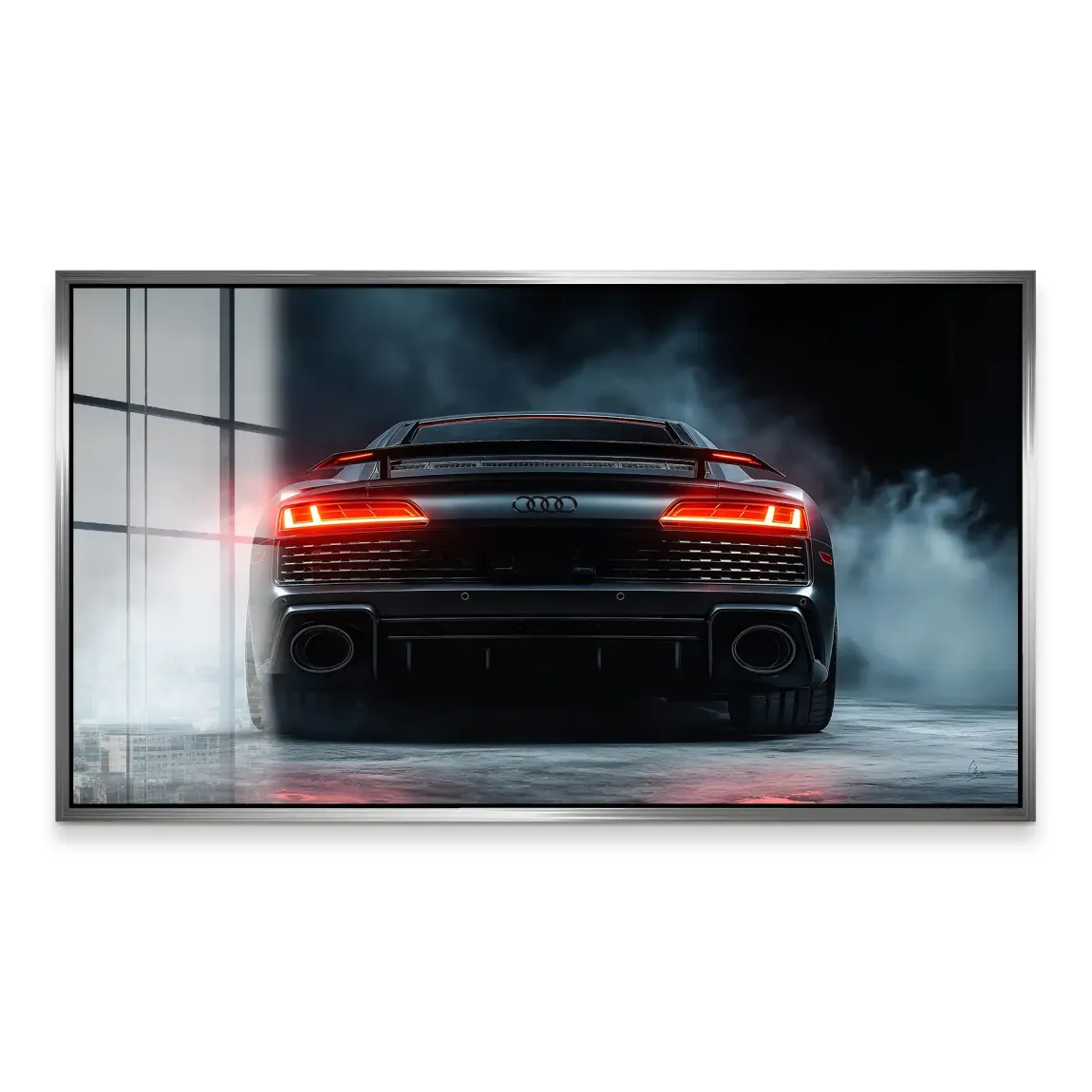 Audi R8 Dark Side Acrylglas Bild