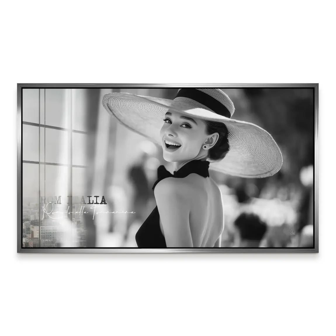 Audrey Hepburn Italia Acrylglas Bild