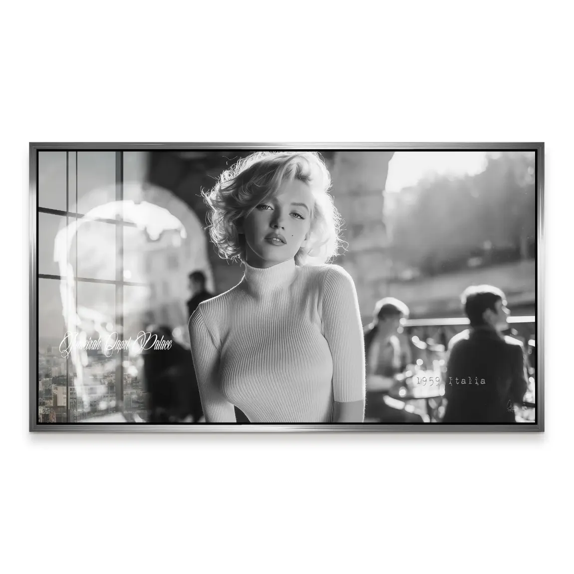 Marilyn Monroe Italia Acrylglasbild