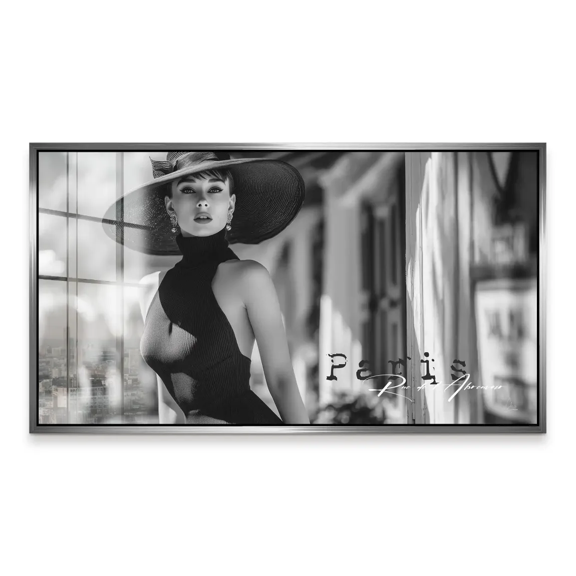 Audrey Hepburn Paris City Life Acrylglas Bild