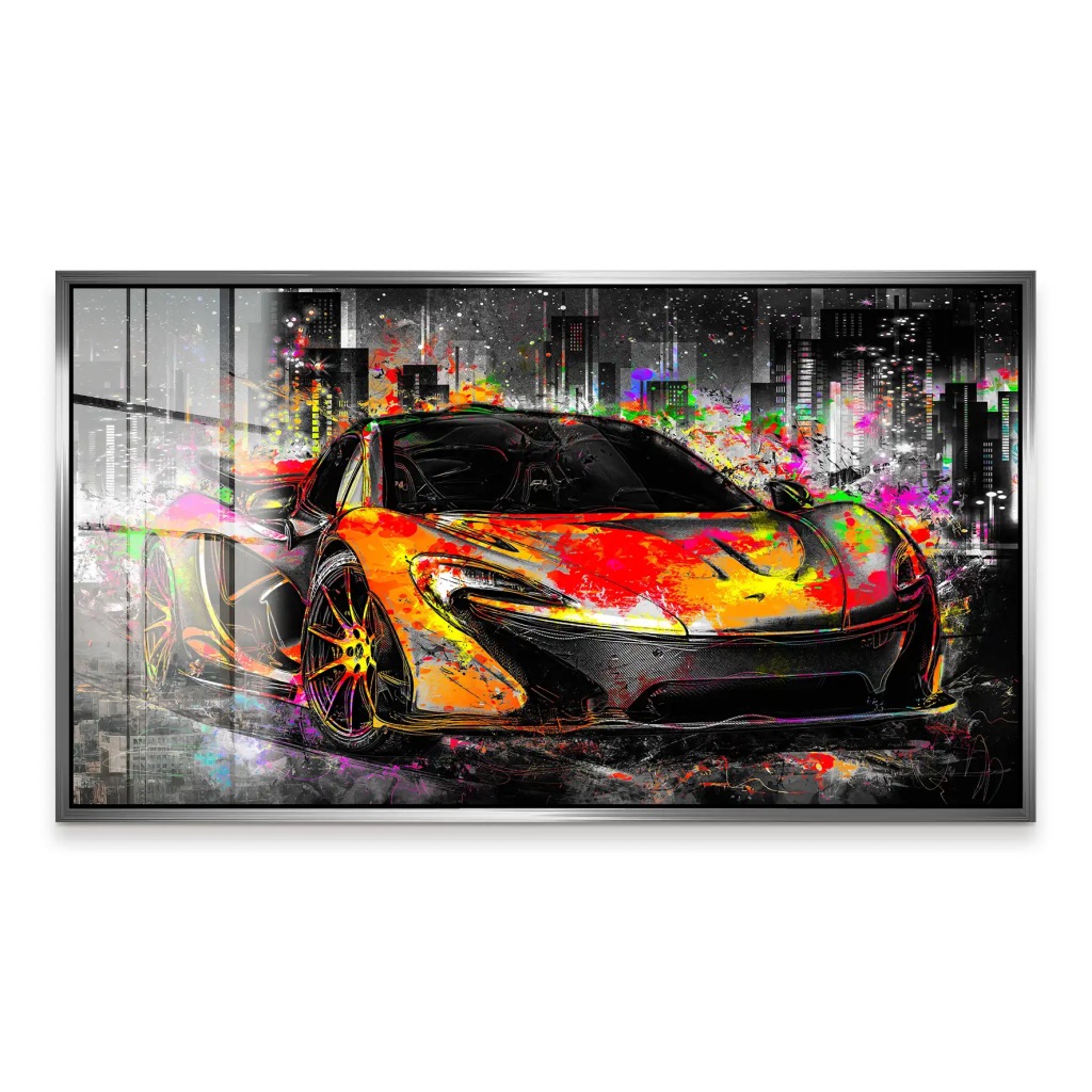 McLaren Pop Art Style Acrylglas Bild INGALERIE