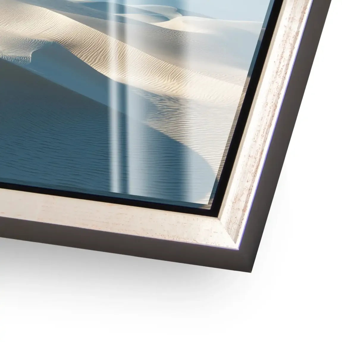 White Desert Acrylglas Bild