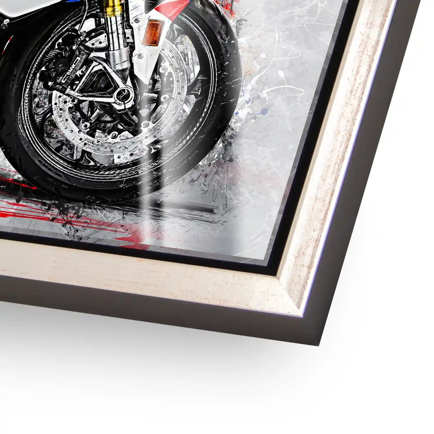 BMW S1000RR Abstrakt Style Acrylglas Bild INGALERIE