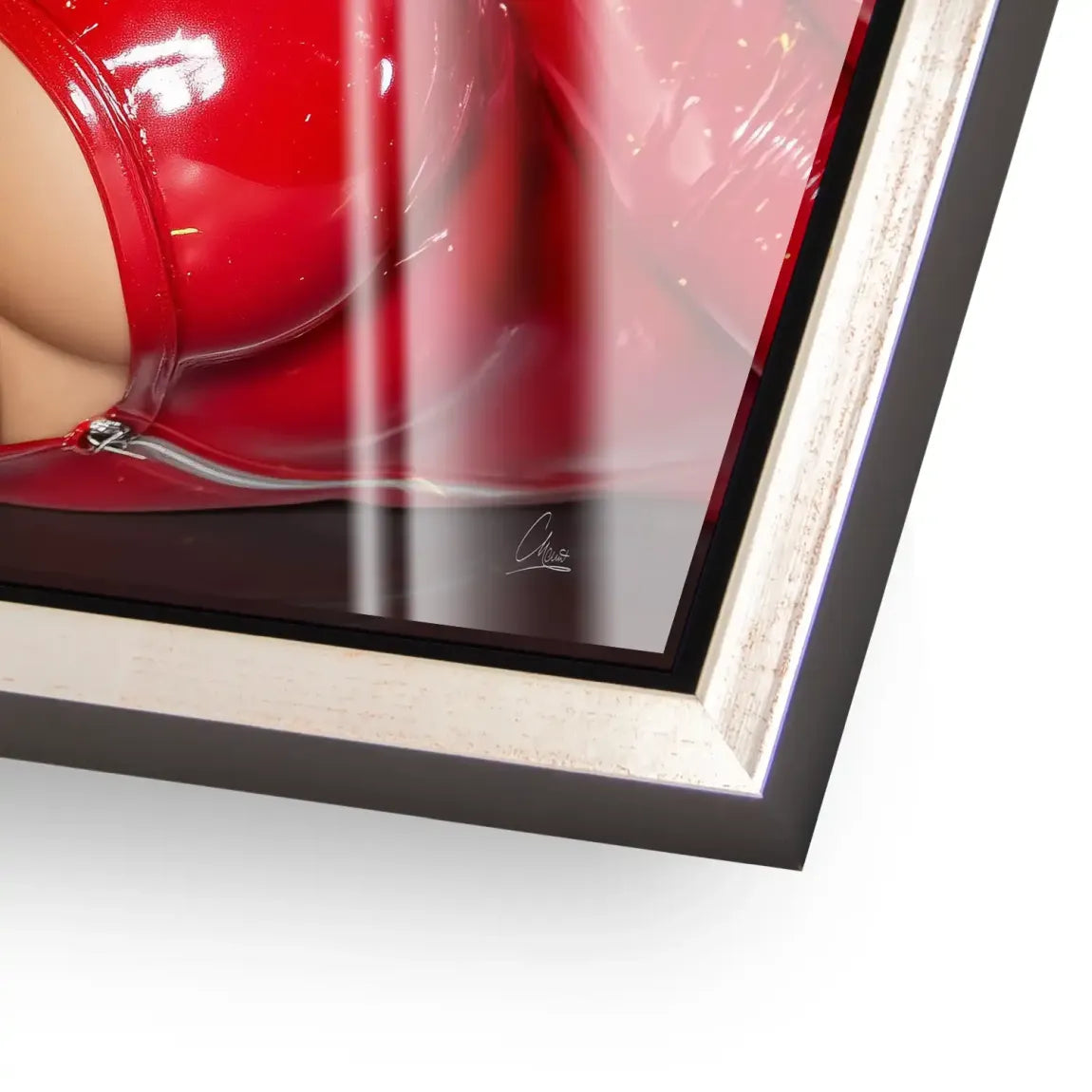 Rote Verführung Acrylglas Bild