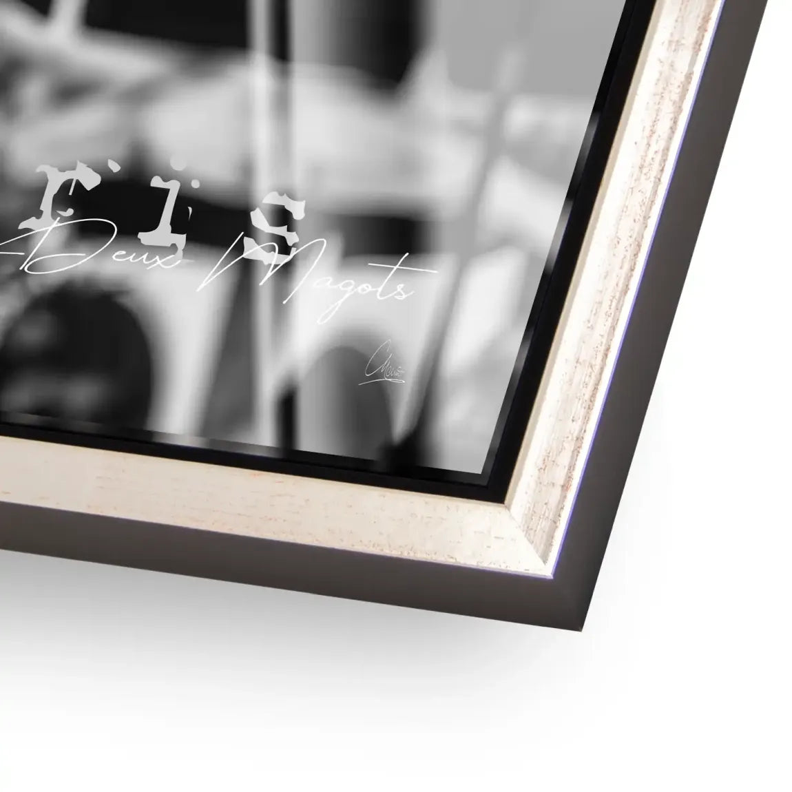 Audrey Hepburn Paris Cafe Acrylglas Bild