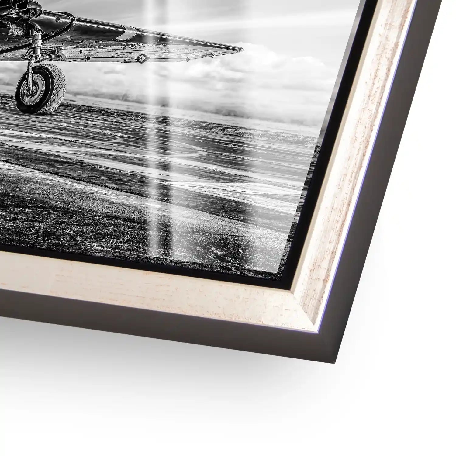 Retro Propeller Flugzeug Acrylglas Bild INGALERIE
