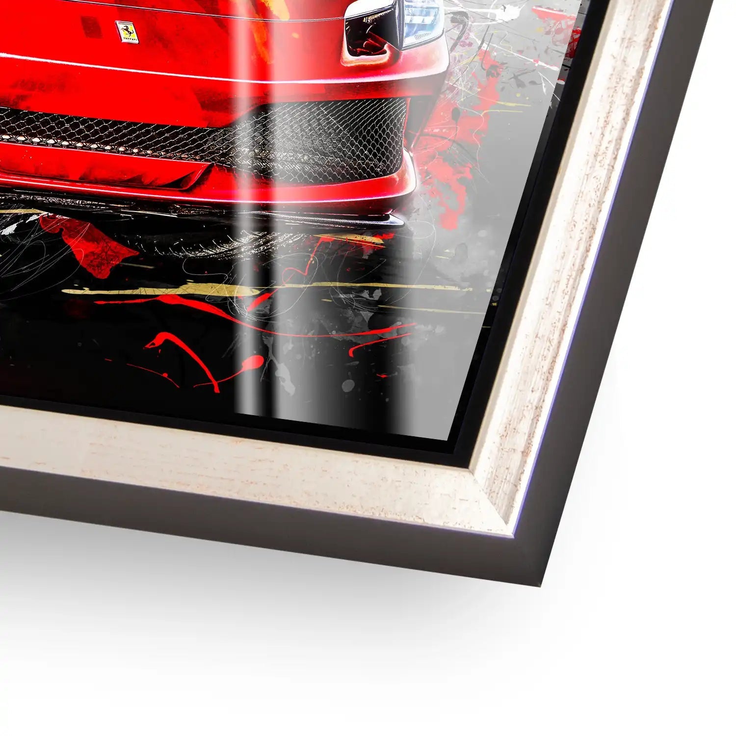 Ferrari 296 Abstrakt Acrylglas Bild INGALERiE