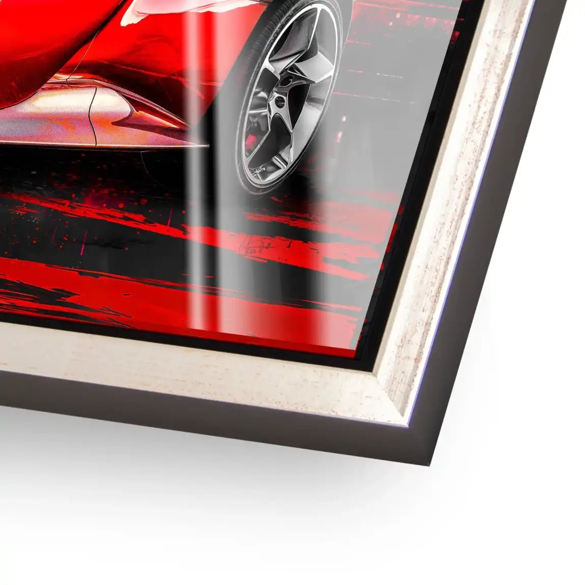 Ferrari Daytona SP3 Abstrakt Acrylglas Bild INGALERIE