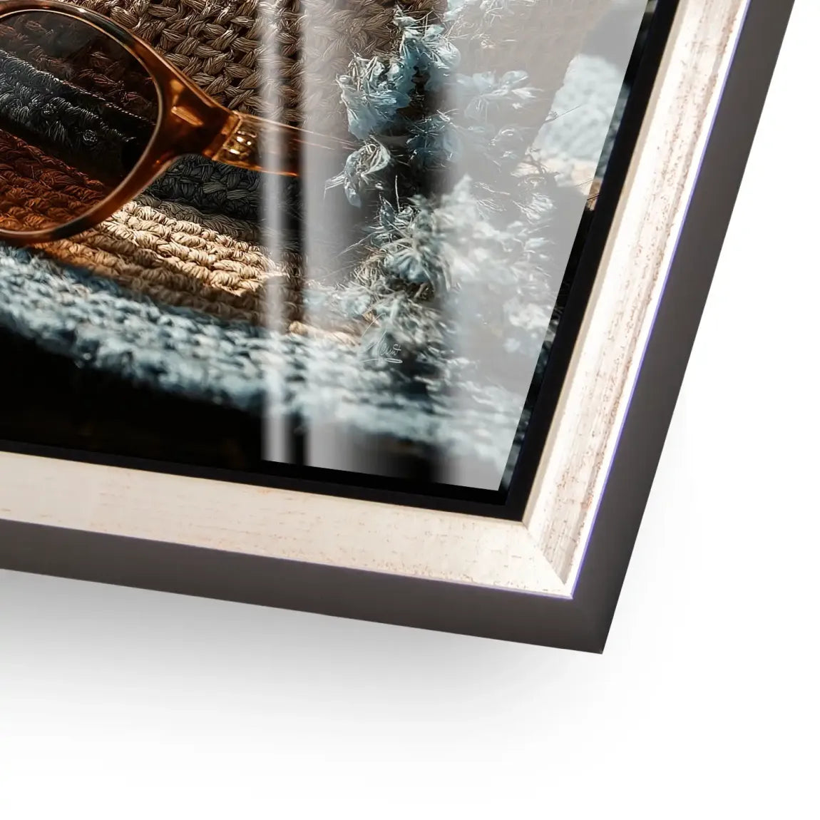 Blue Moments Acrylglas Bild