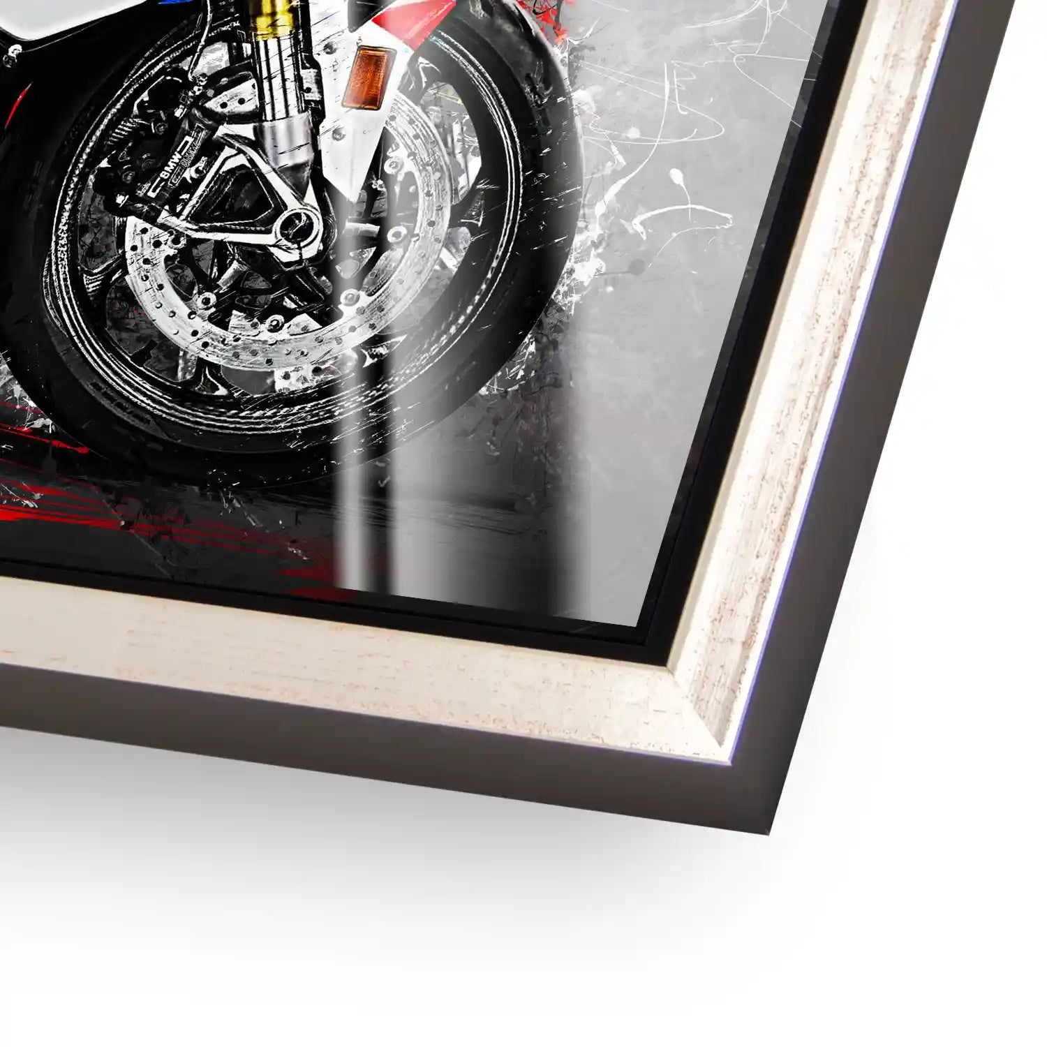 BMW S1000RR Abstrakt Acrylglas Bild INGALERIE