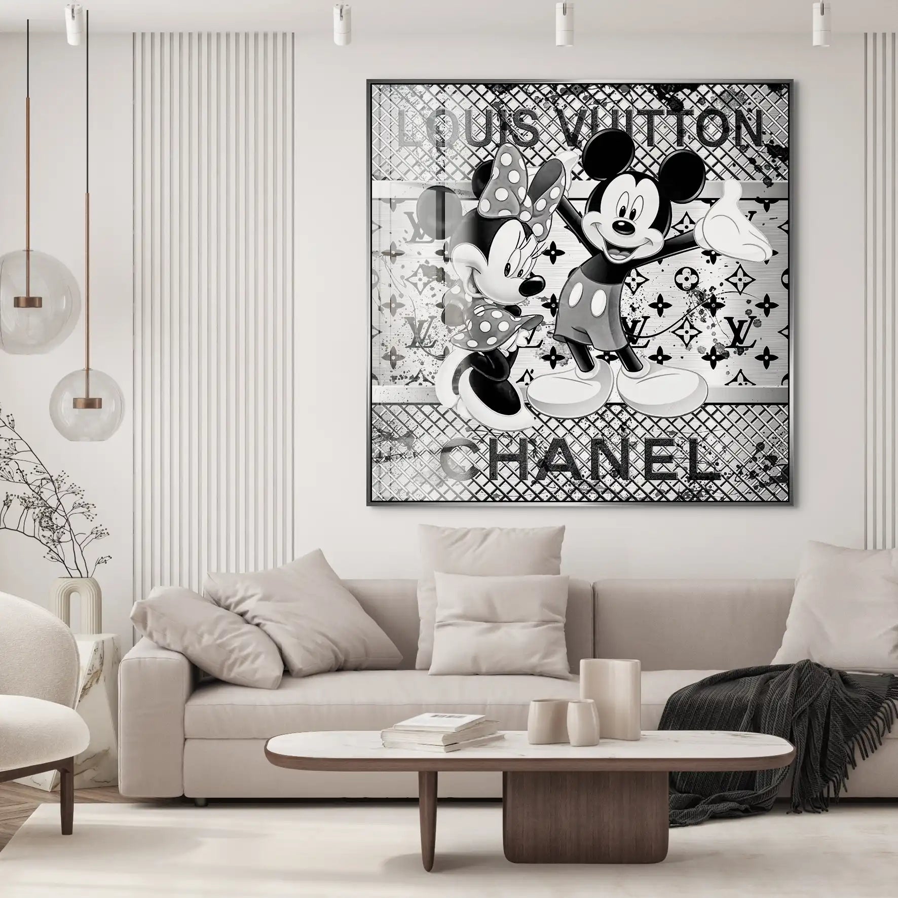 Micky & Minnie Louis Art Nr.2 Acrylglas Bild INGALERIE