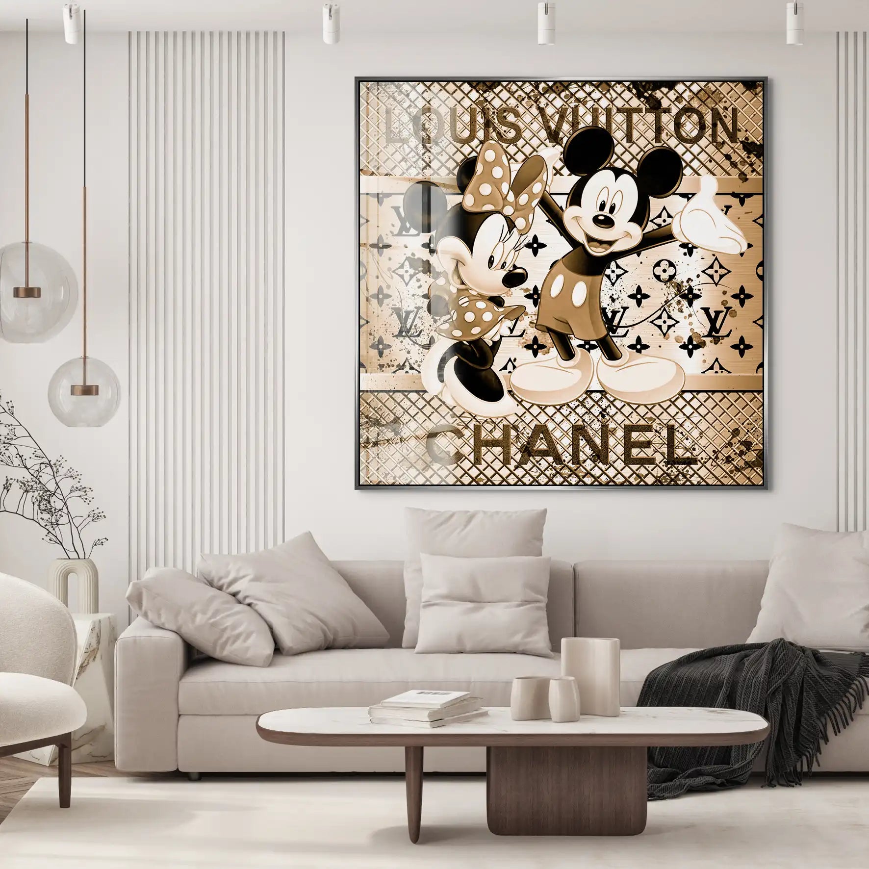 Micky & Minnie Louis Art Acrylglas Bild INGALERIE