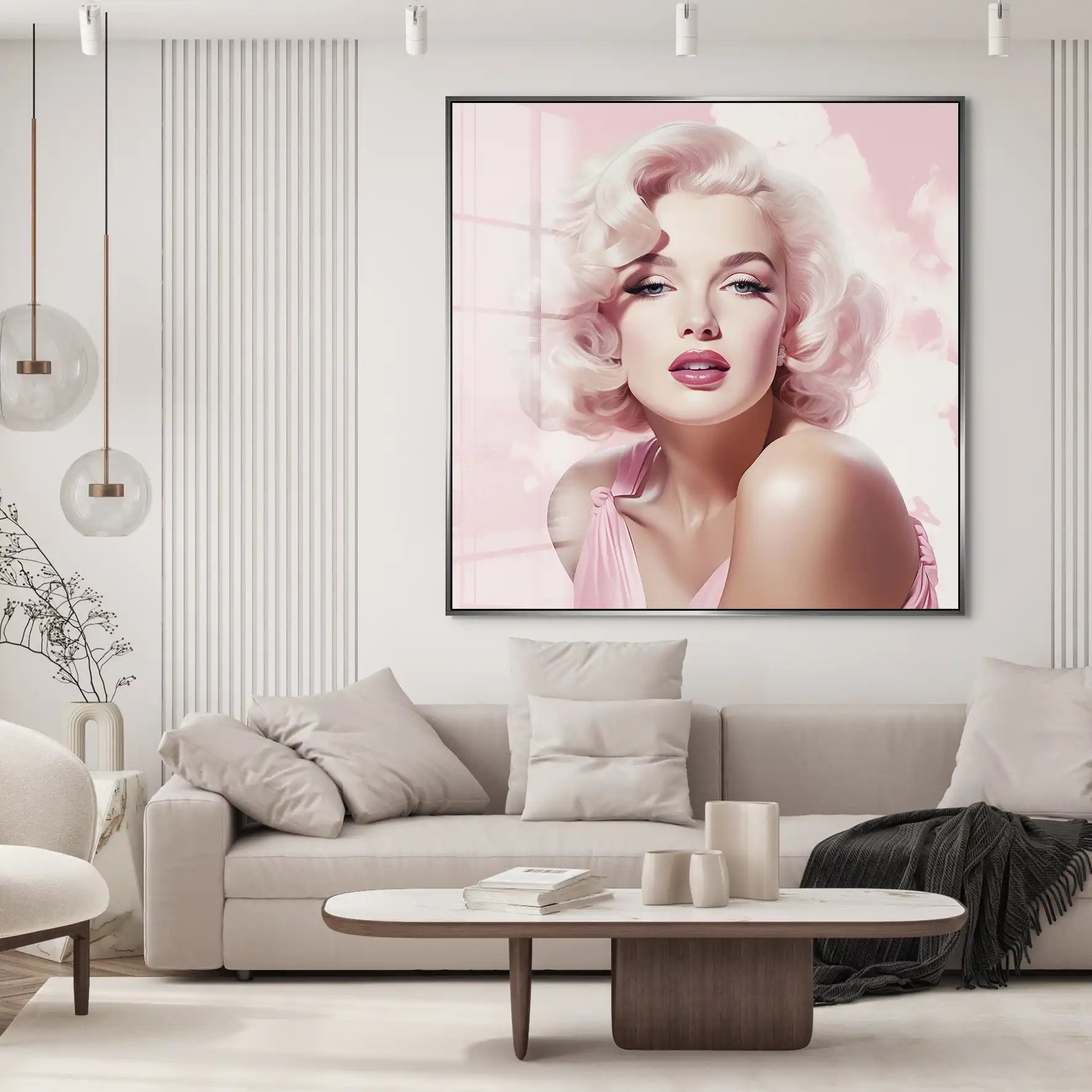 Pink Marilyn Acrylglas Bild INGALERIE