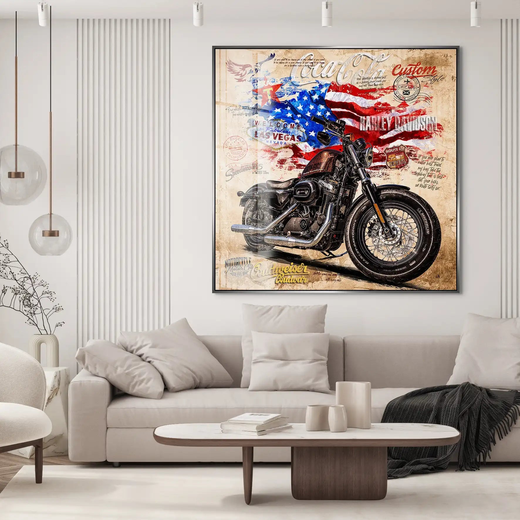 American Pulse auf Acrylglas INGALERIE