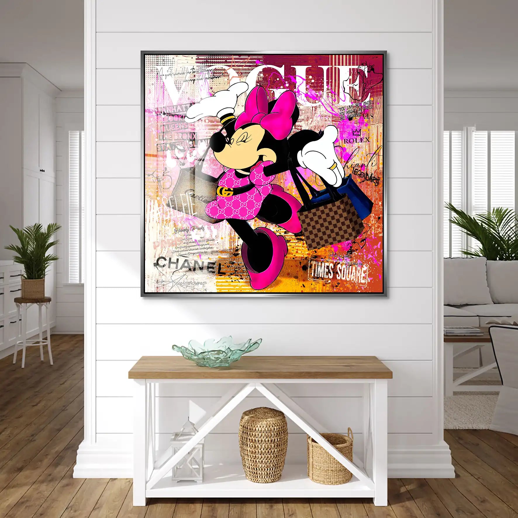 Minnie Vogue Modern Acrylglas Bild INGALERIE