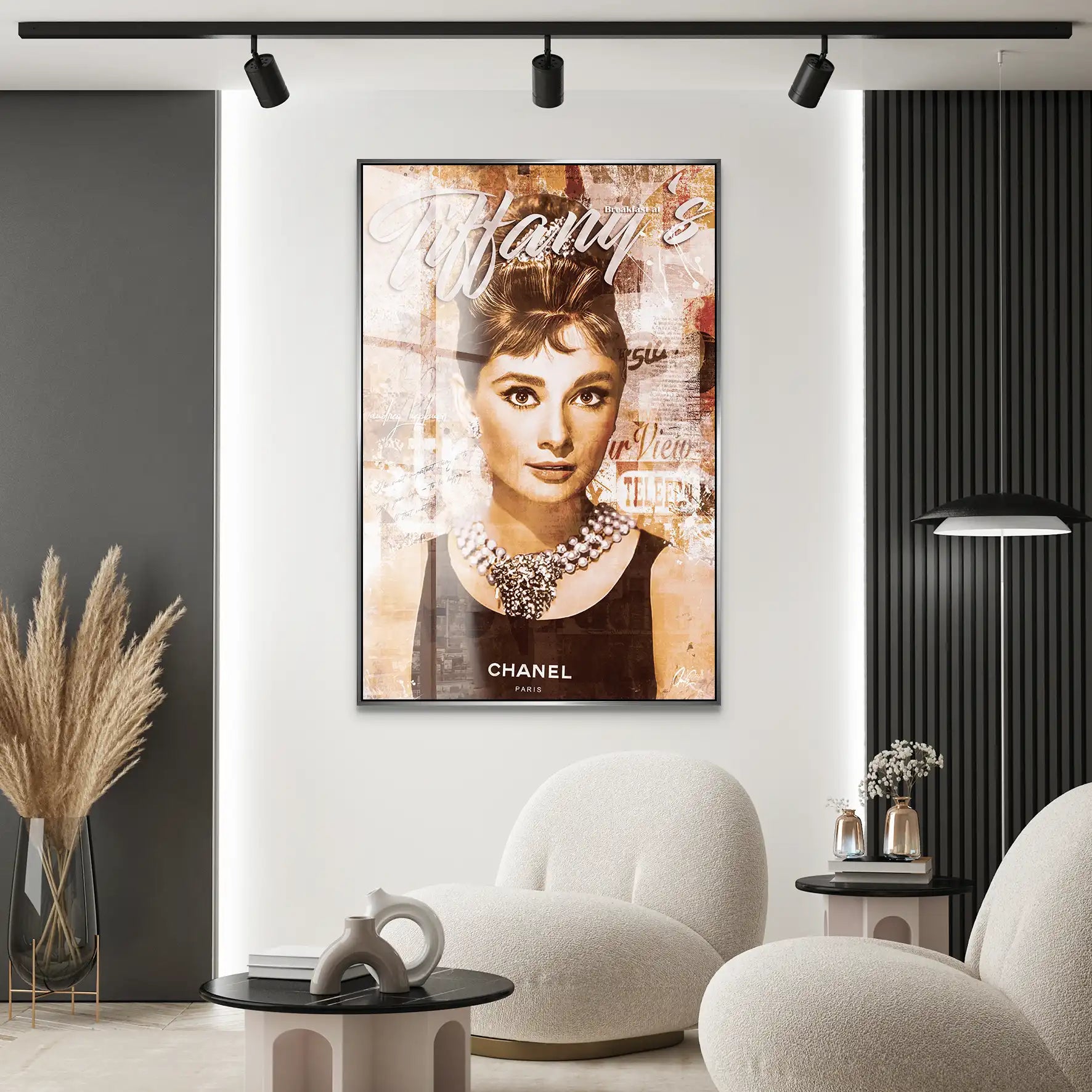 Audrey Tiffany Retro Art Acrylglas Bild INGALERIE