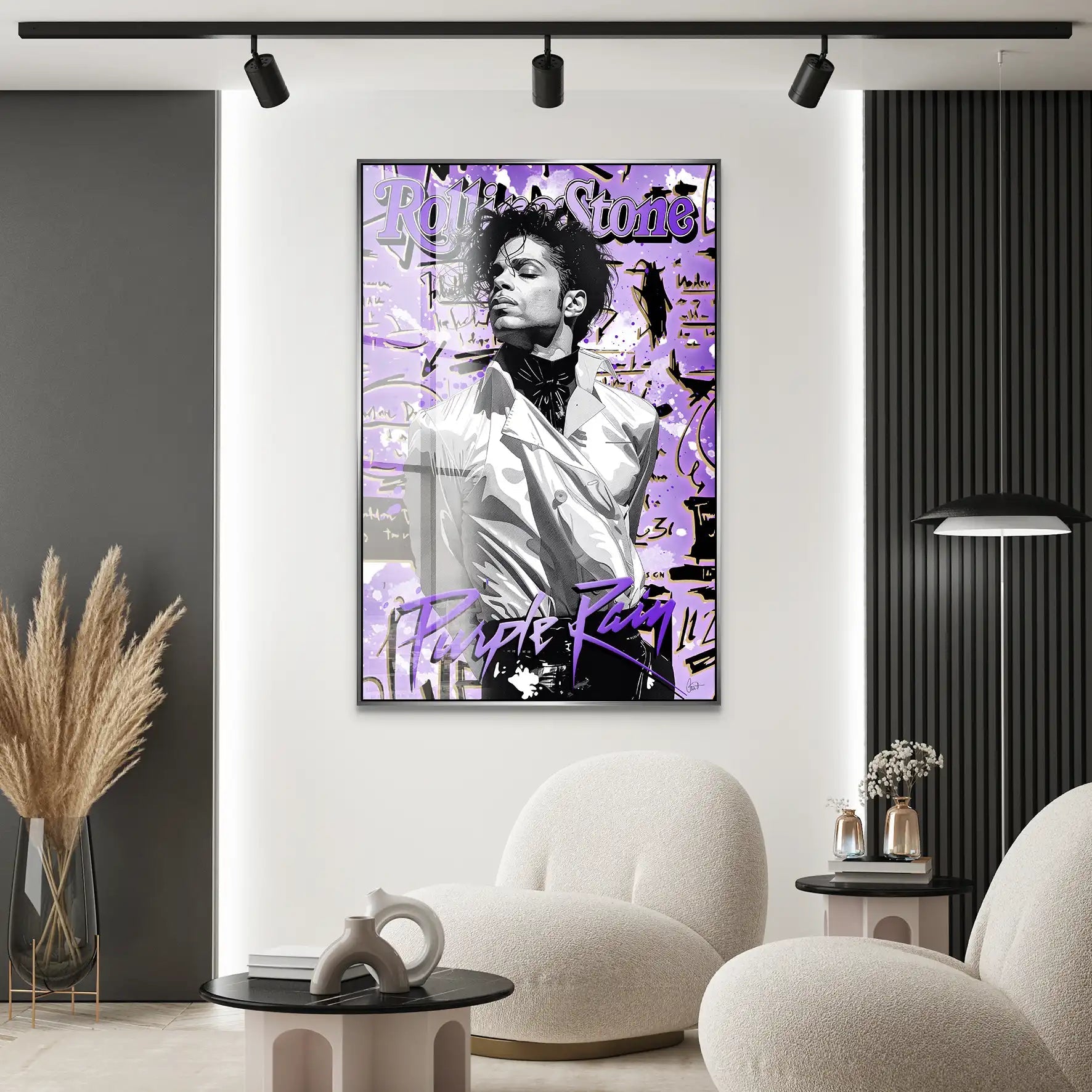 Purple Rain Acrylglas Bild INGALERIE