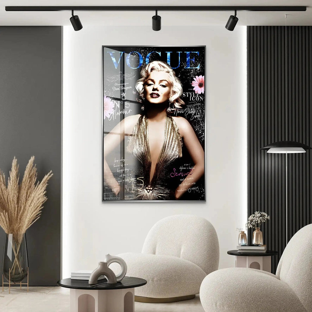 Marilyn Glamour Acrylglas Bild INGALERIE