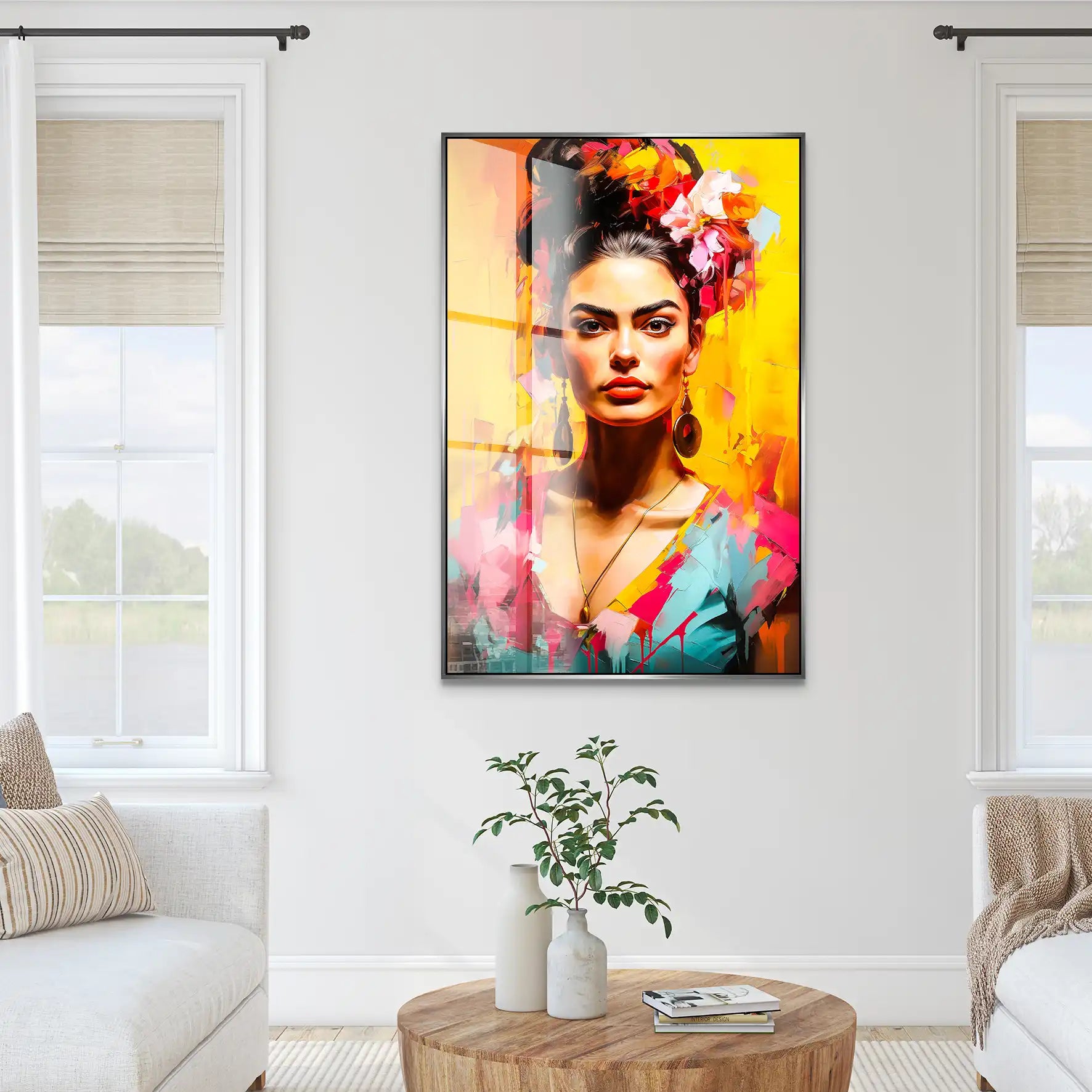 Frida Beauty Flower Acrylglas Bild INGALERIE