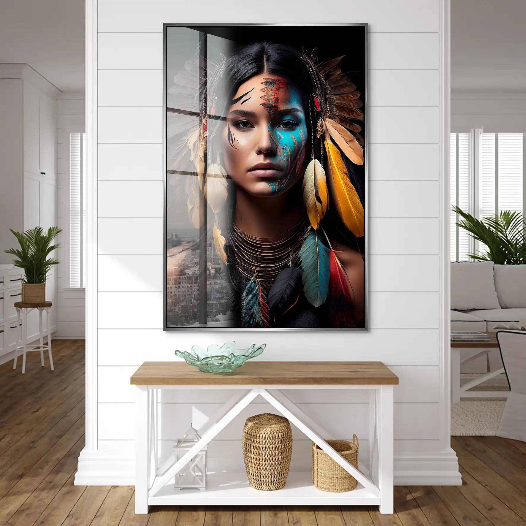 Beauty Sioux Acrylglas Bild INGALERIE