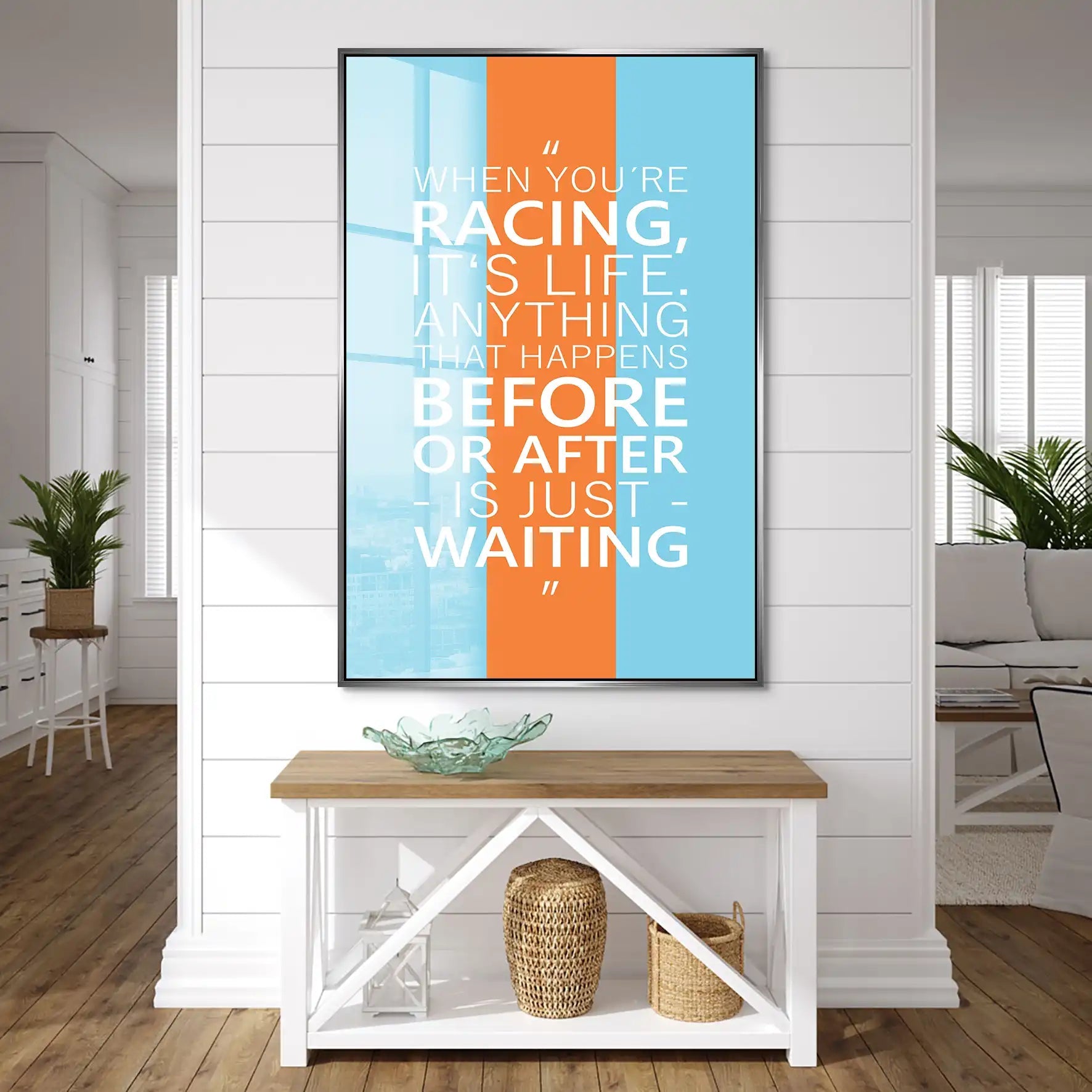 Racing Is Life Acrylglas Bild INGALERIE